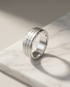 Three Row Diamond Ring — Levendi Jewellers