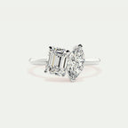 Toi & Moi - Marquise and Emerald Cut Diamond