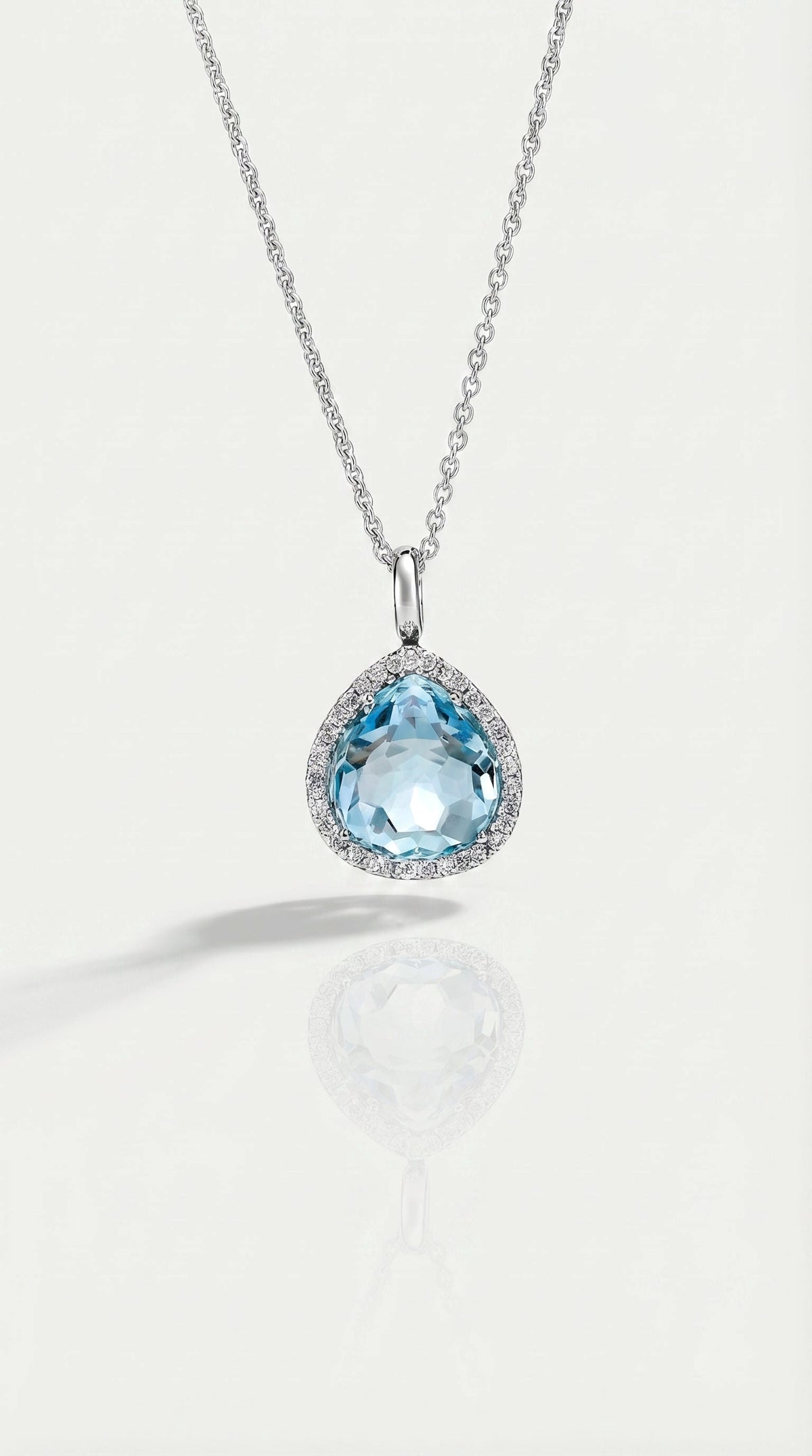 Topaz & Diamond Pendant