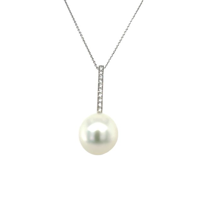 Diamond & Pearl Pendant