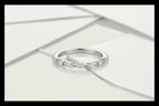 Wedding Band - White Gold Marquise Diamond.