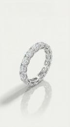 Wedding Band - White Gold Round 11 Stone Diamond