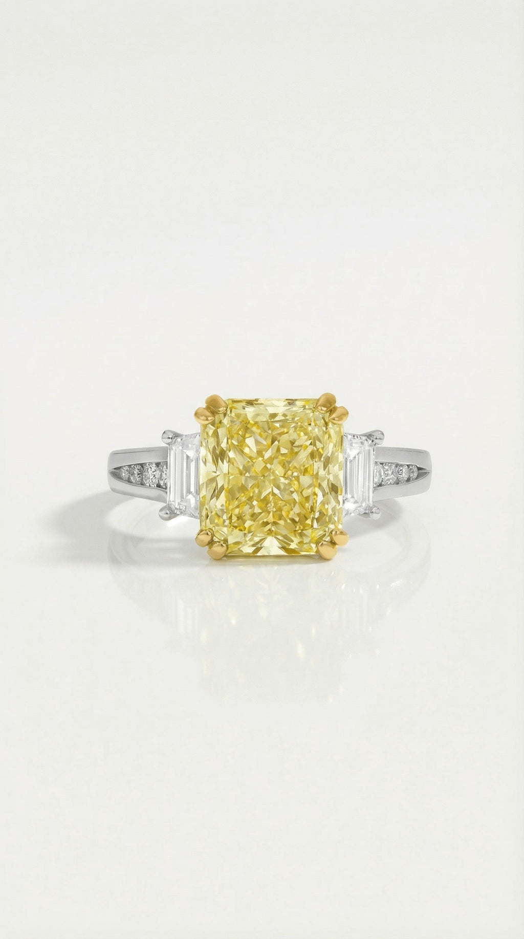 Canary Dream Trilogy Yellow Diamond Engagement Ring