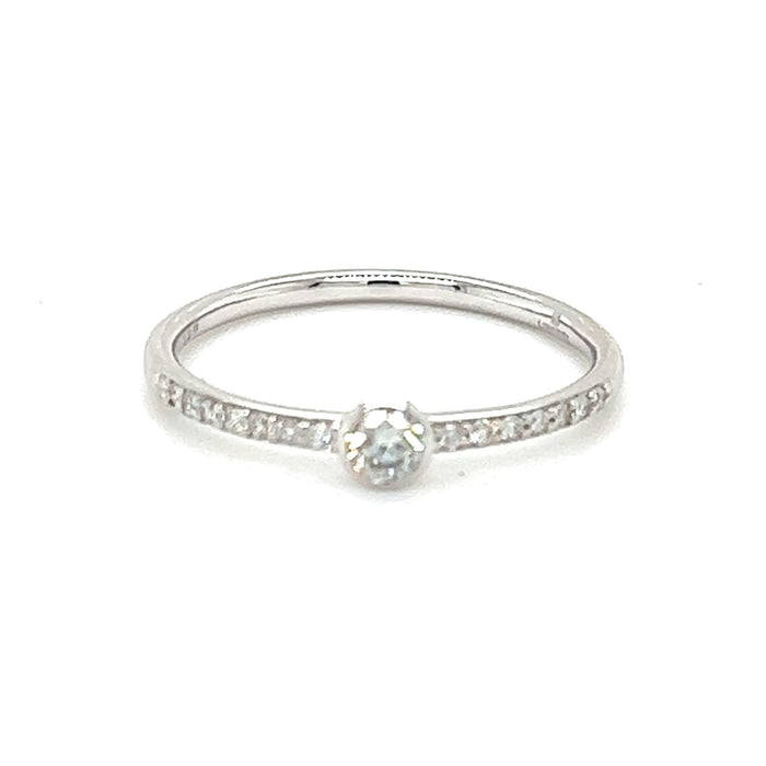 Bezel Solitaire Diamond Ring