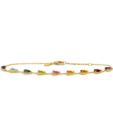 Rainbow Gemstone Bracelet