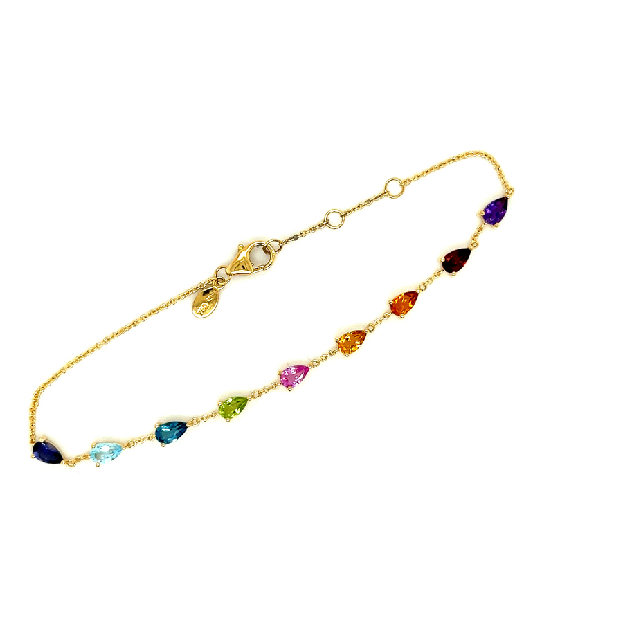 Rainbow Gemstone Bracelet