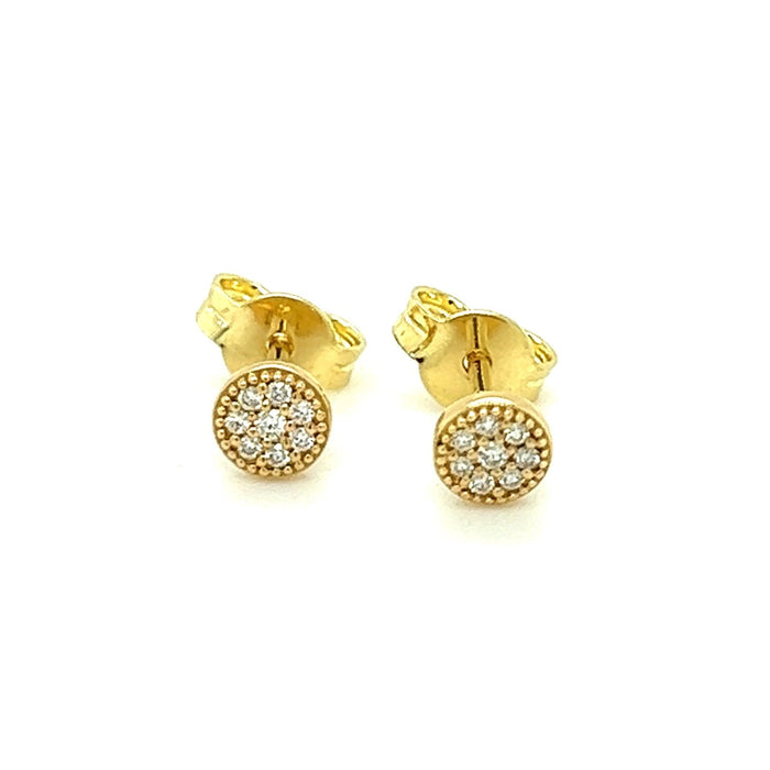 Arabesque Diamond Studs Earrings