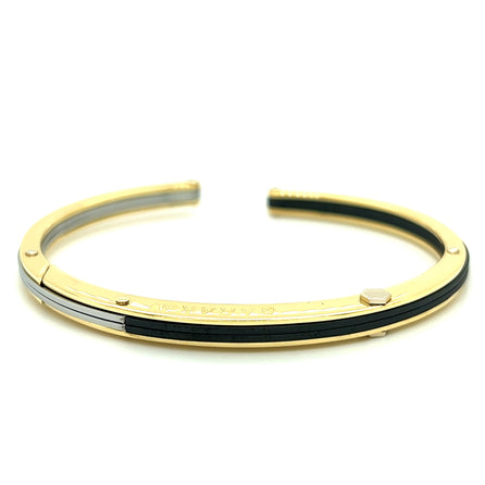Yellow Gold Italian Bangle