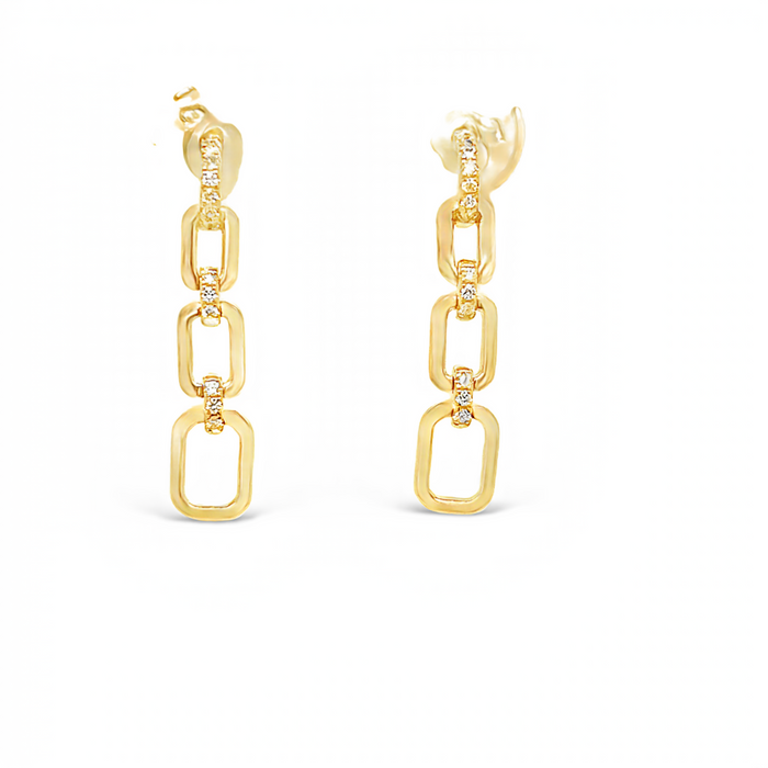 Rose Link Earrings