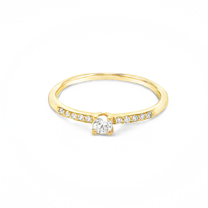 Four Claw Classic Diamond Ring