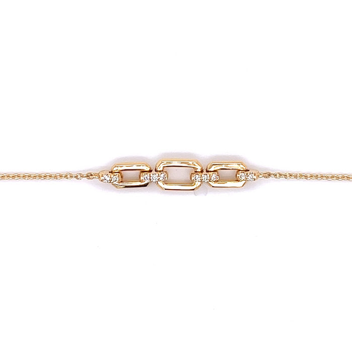 Yellow Gold Link Bracelet