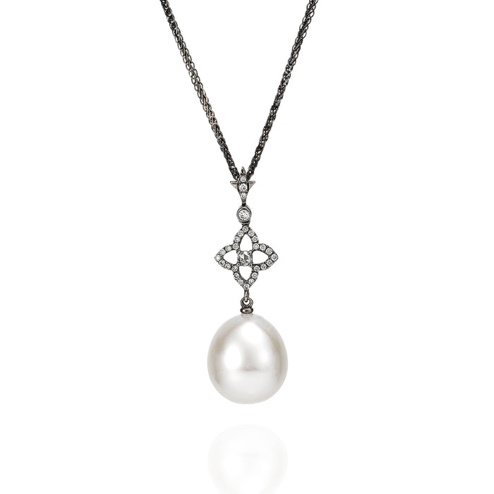 South Sea Pearl & Diamond Pendant