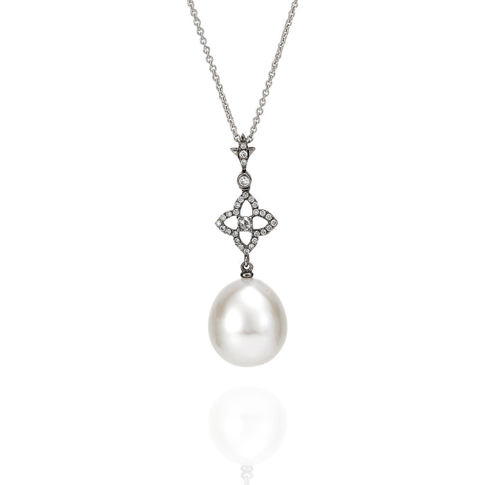 South Sea Pearl & Diamond Pendant