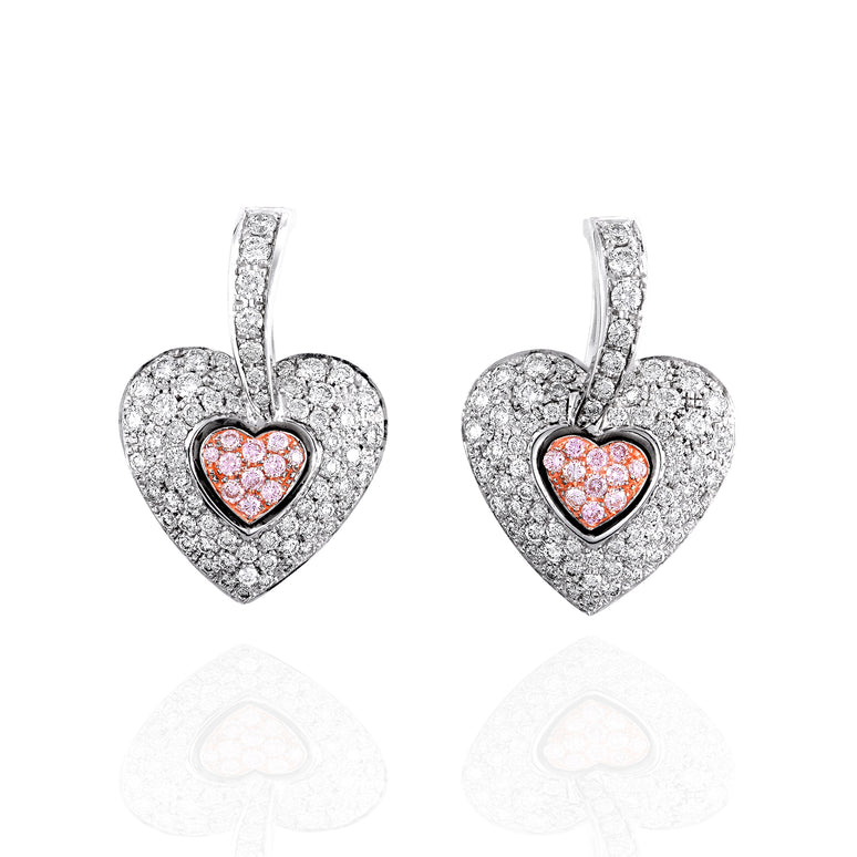Argyle Heart Earrings
