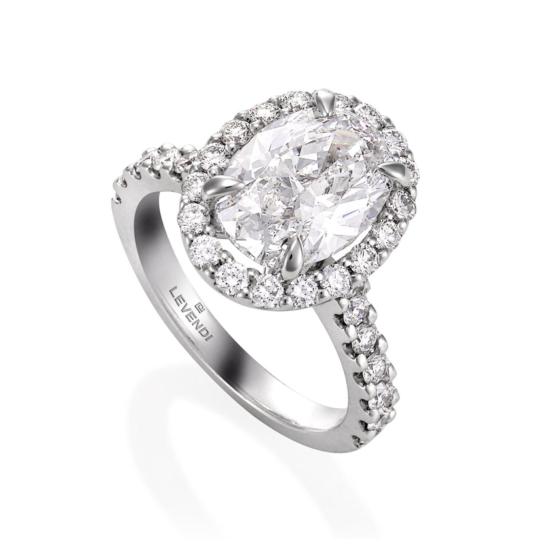 Halo Classic Oval Engagement Ring