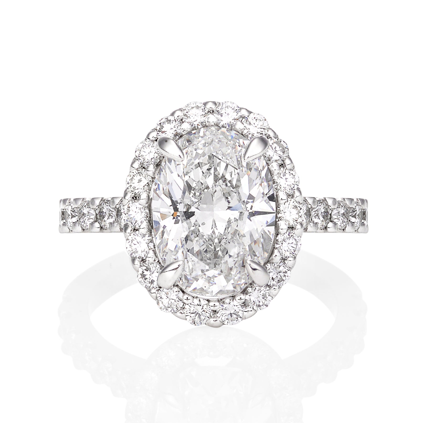 Halo Classic Oval Engagement Ring
