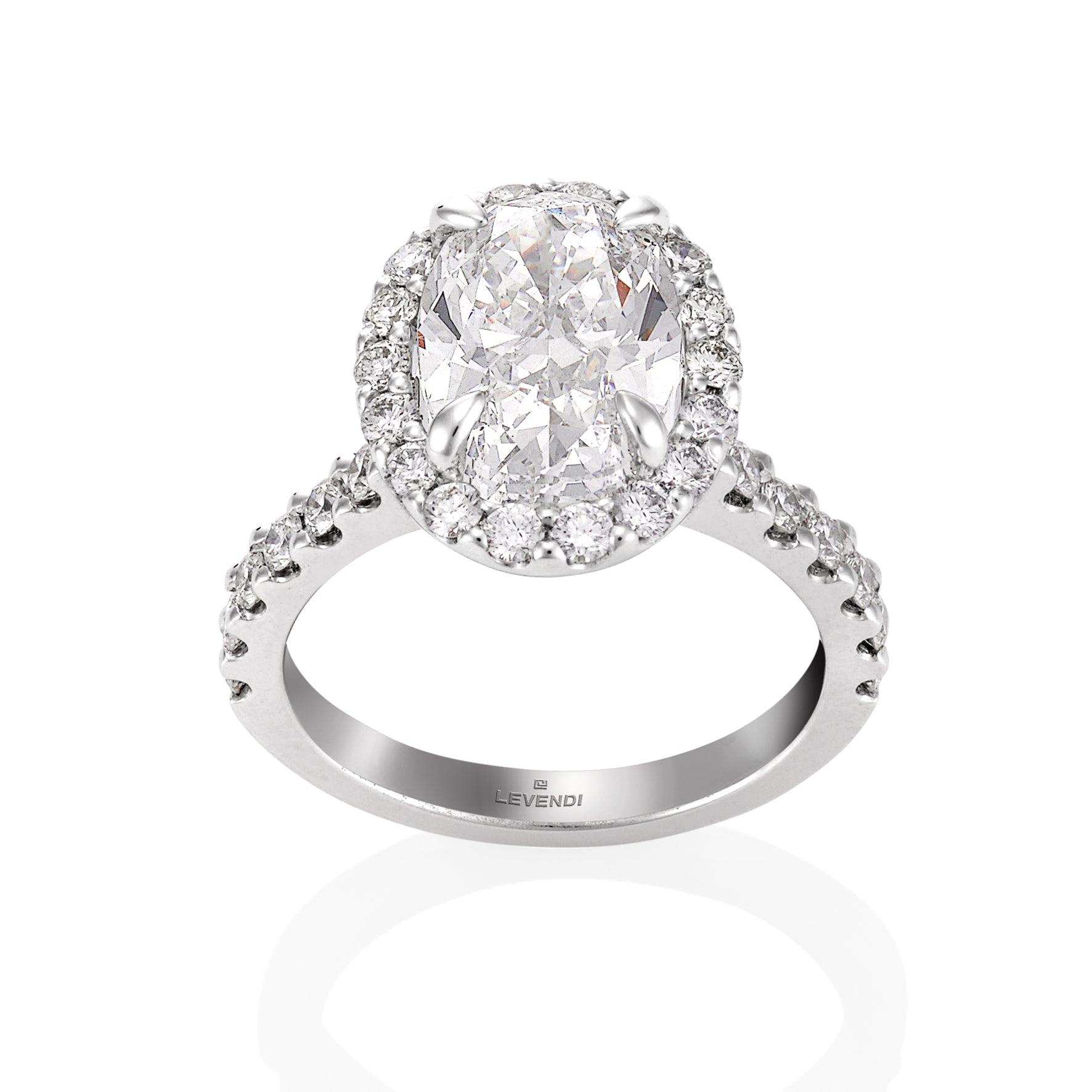 Halo Classic Oval Engagement Ring