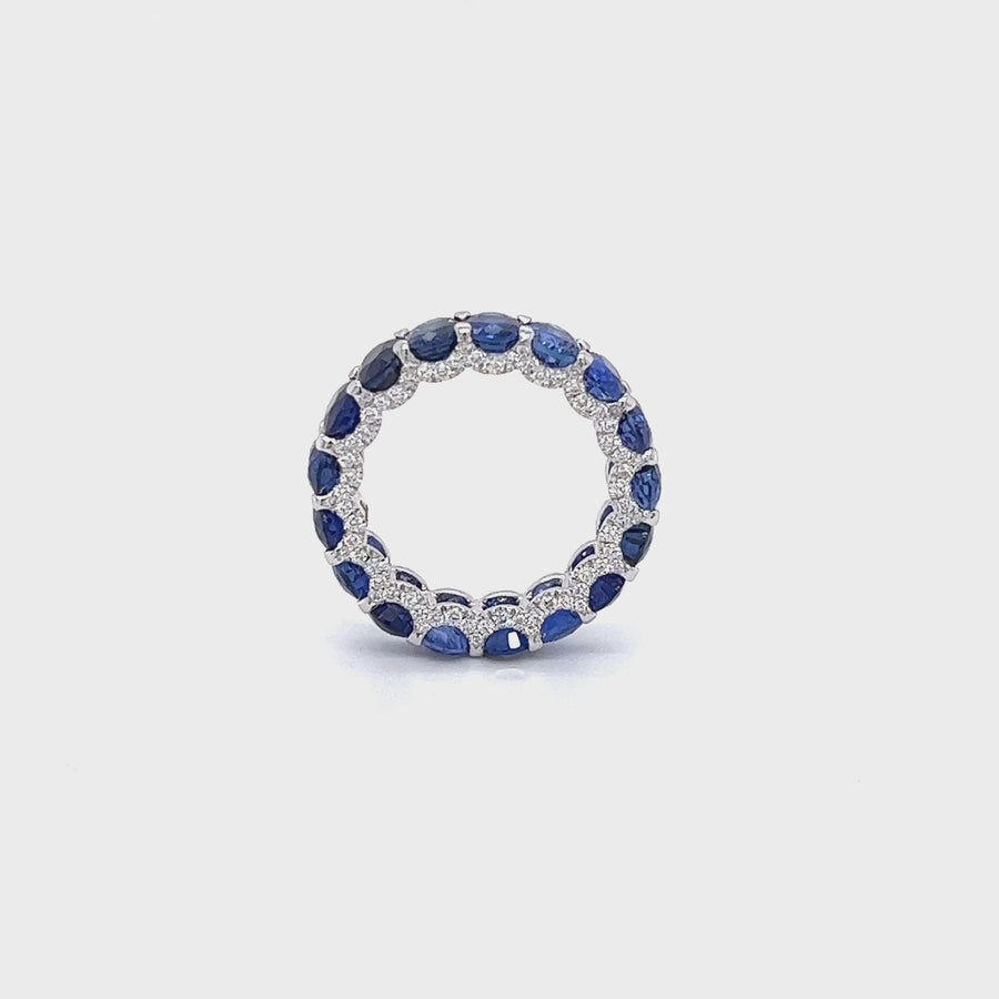 Sapphire & Diamond Bespoke Ring
