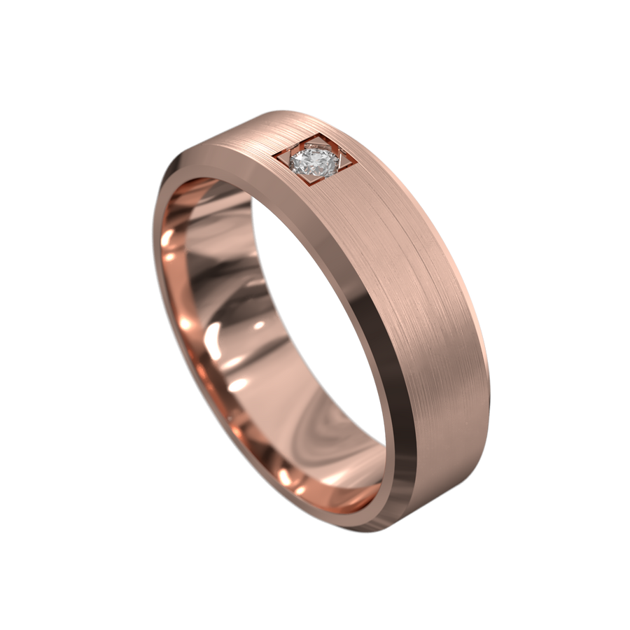 Bevel Edge Princess Cut Diamond Ring Levendi Jewellers