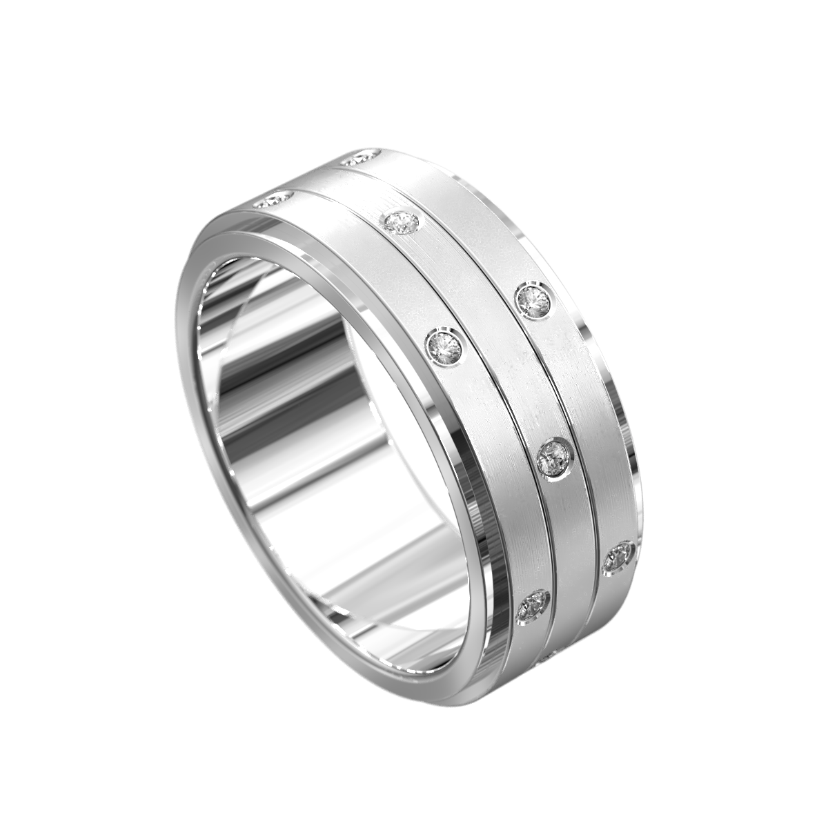 Multi Set Diamond Ring