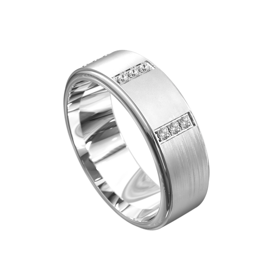 Diamond Set Ring Matt