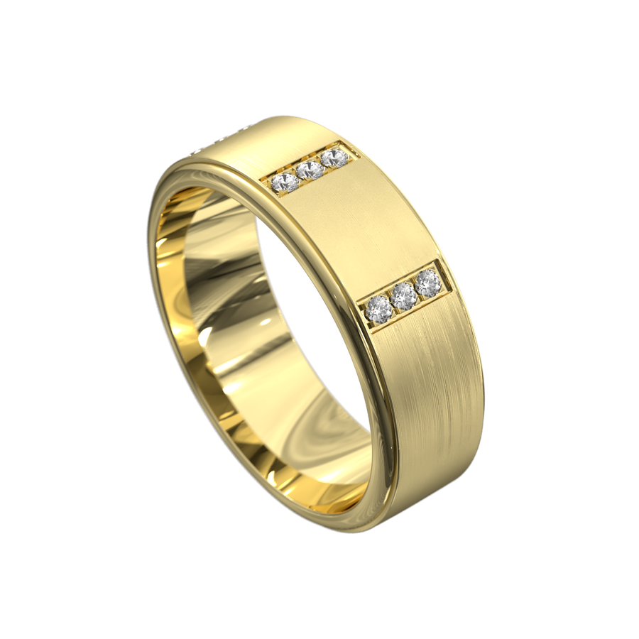 Diamond Set Ring Matt
