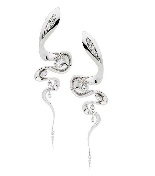 The Diamond Cascade Earrings