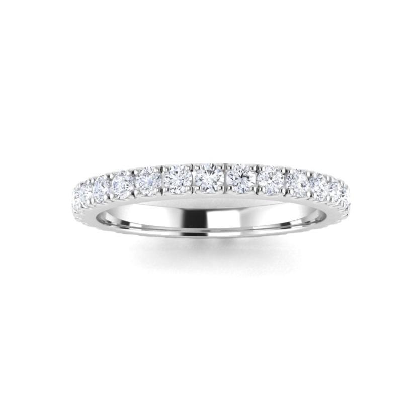 Full Claw Diamond Wedding Band