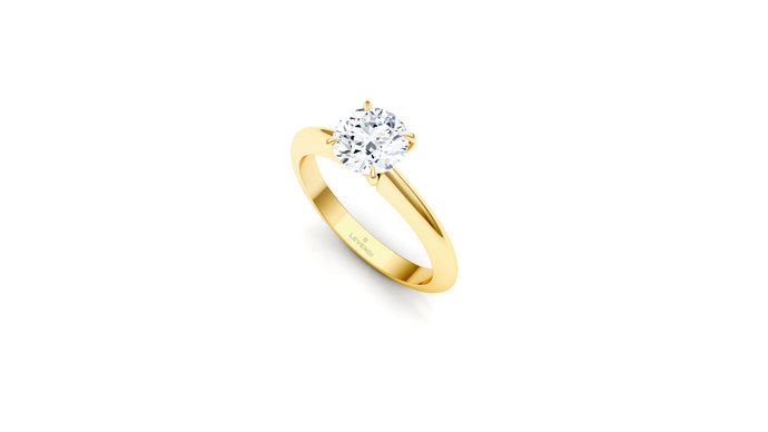 Levendi 4 Claw Solitaire 18ct Yellow Gold