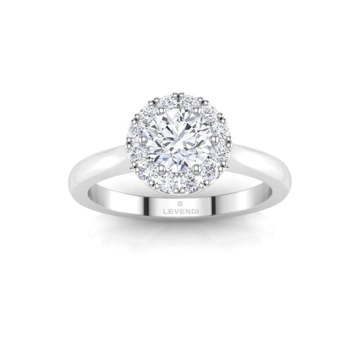 Round Cut Engagement Ring