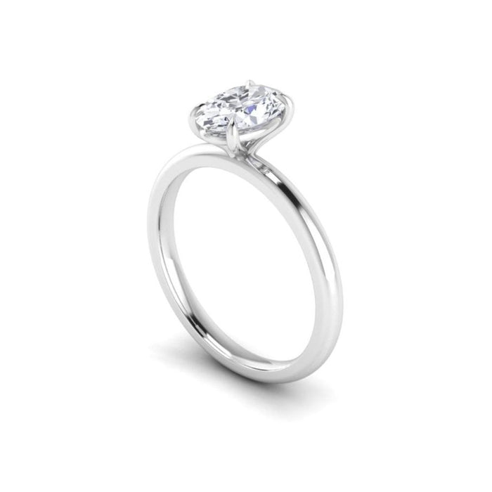 Eagle Claw Oval Engagement Ring