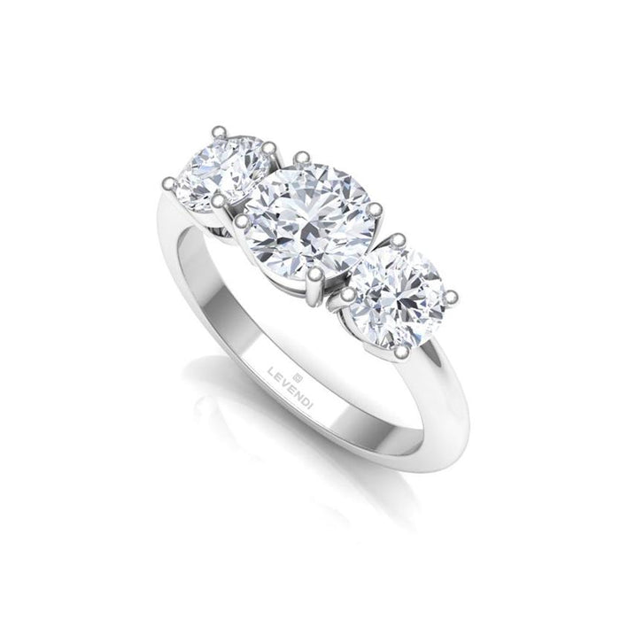 Trilogy Round Engagement Ring