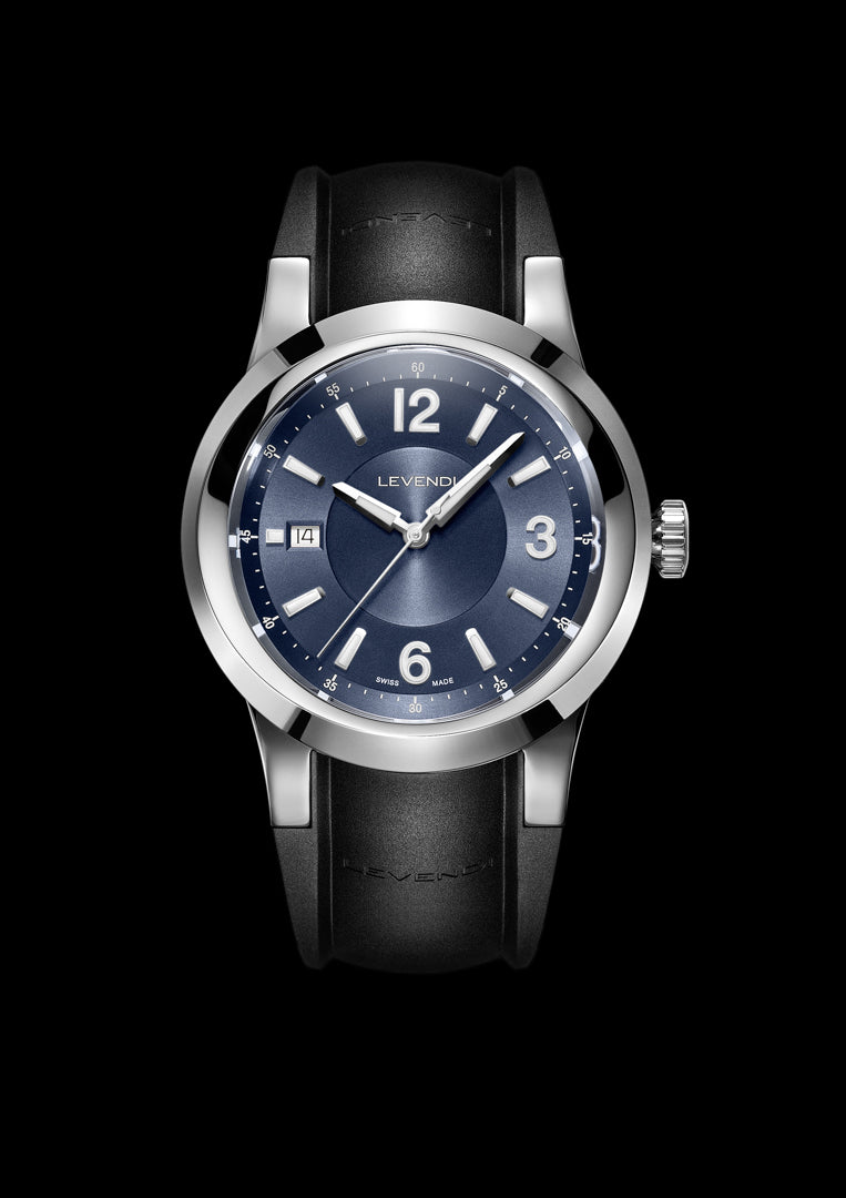 ITHACA CLASSIC - MIDNIGHT BLUE DIAL LEV005/6