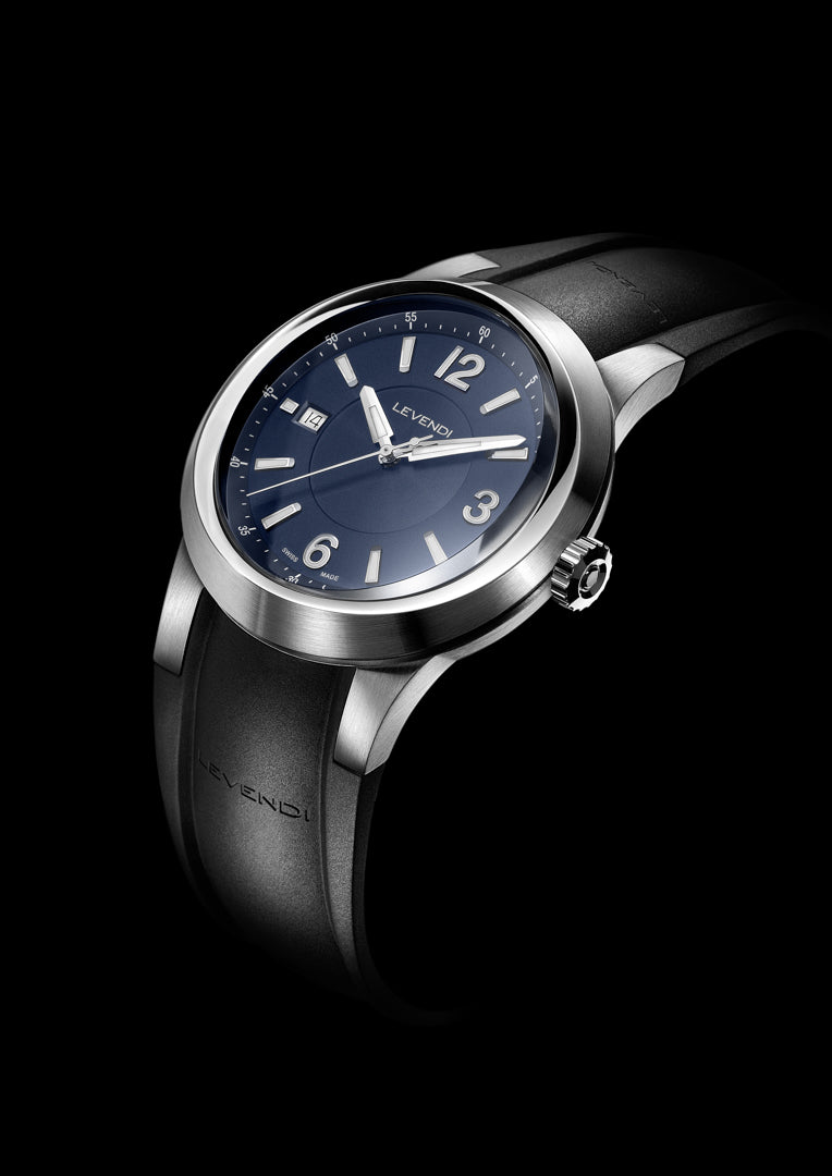 ITHACA CLASSIC - MIDNIGHT BLUE DIAL LEV005/6
