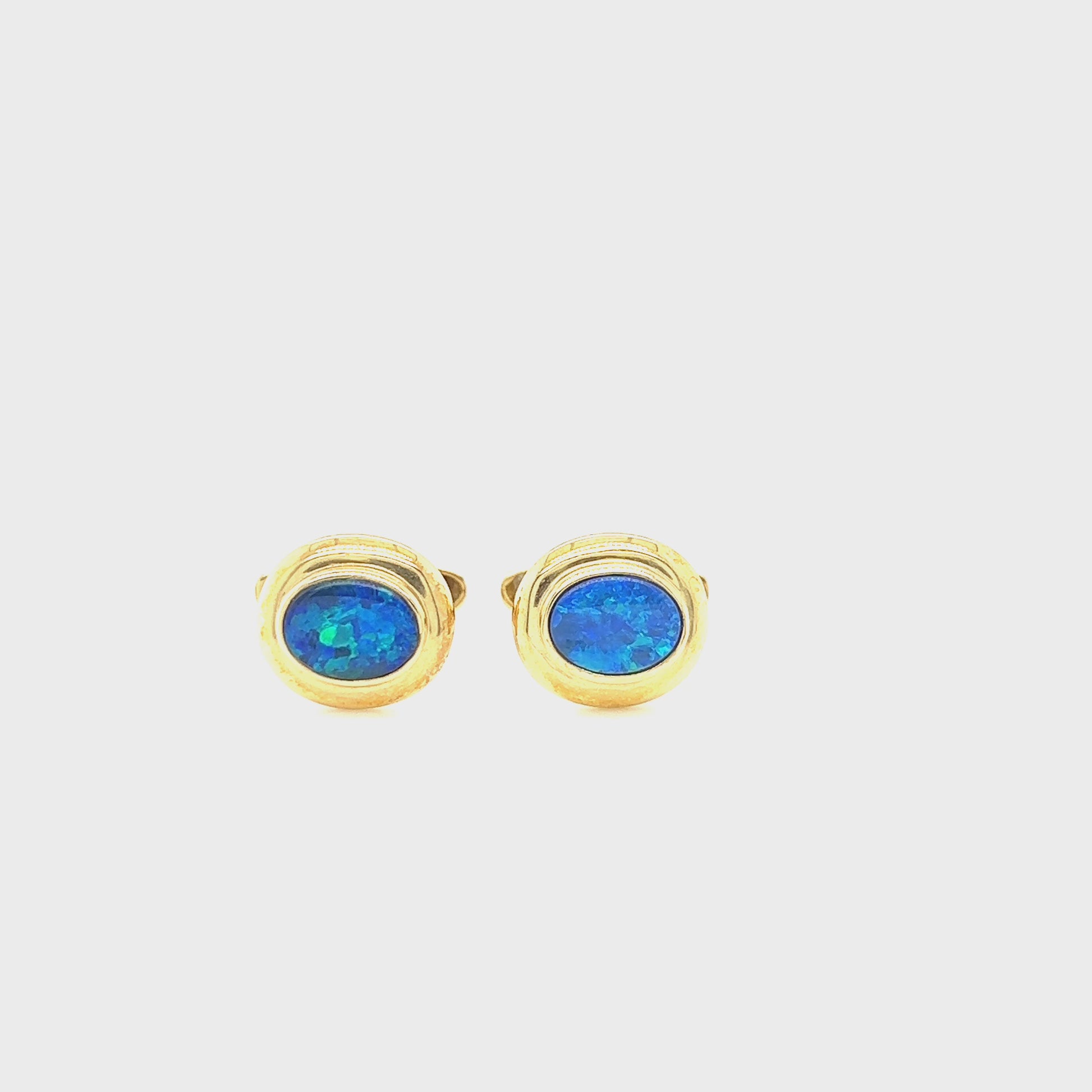 Black Opal Cufflinks